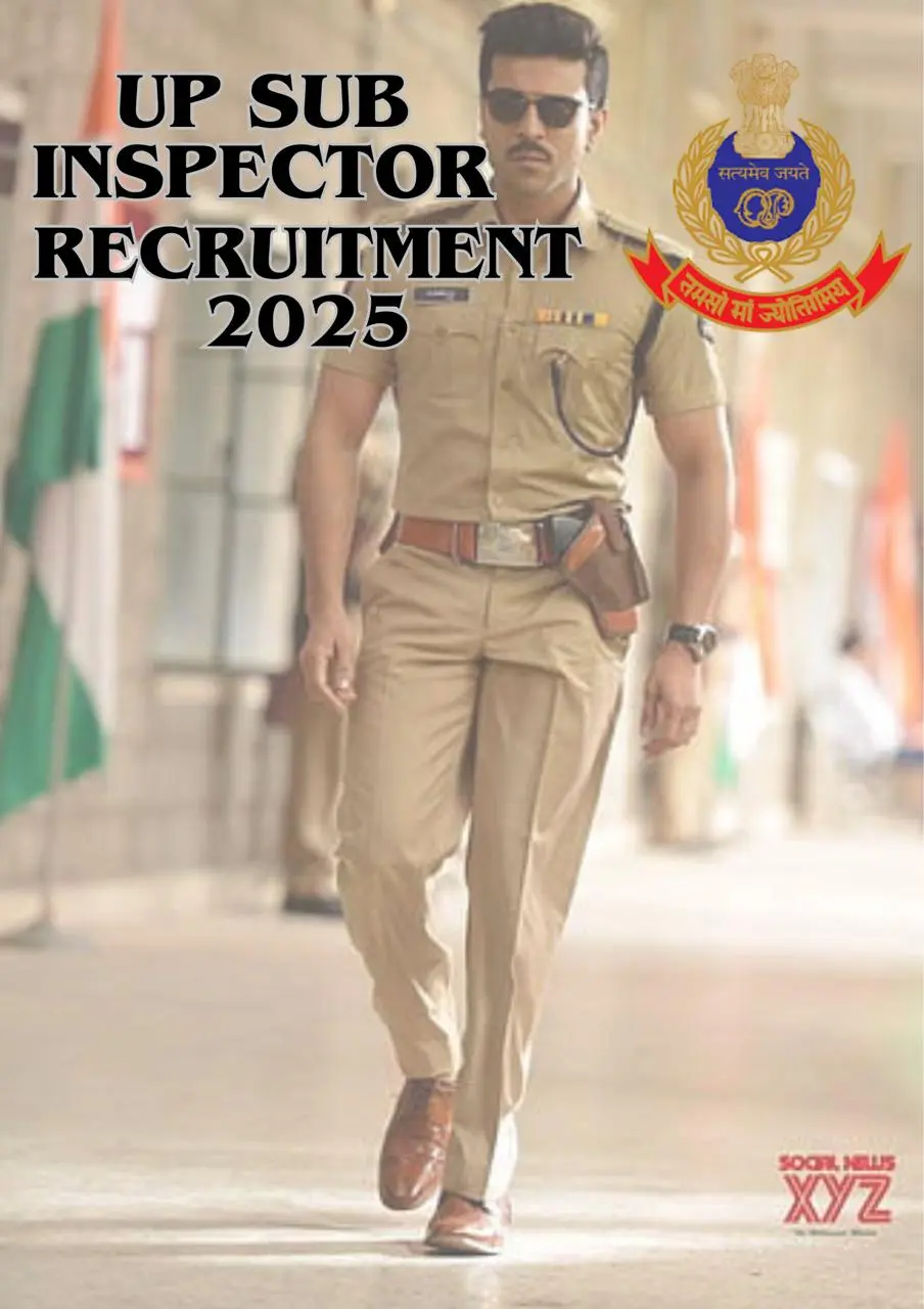 UP Police SI Recruitment 2025, Last Date-11-Sept-25